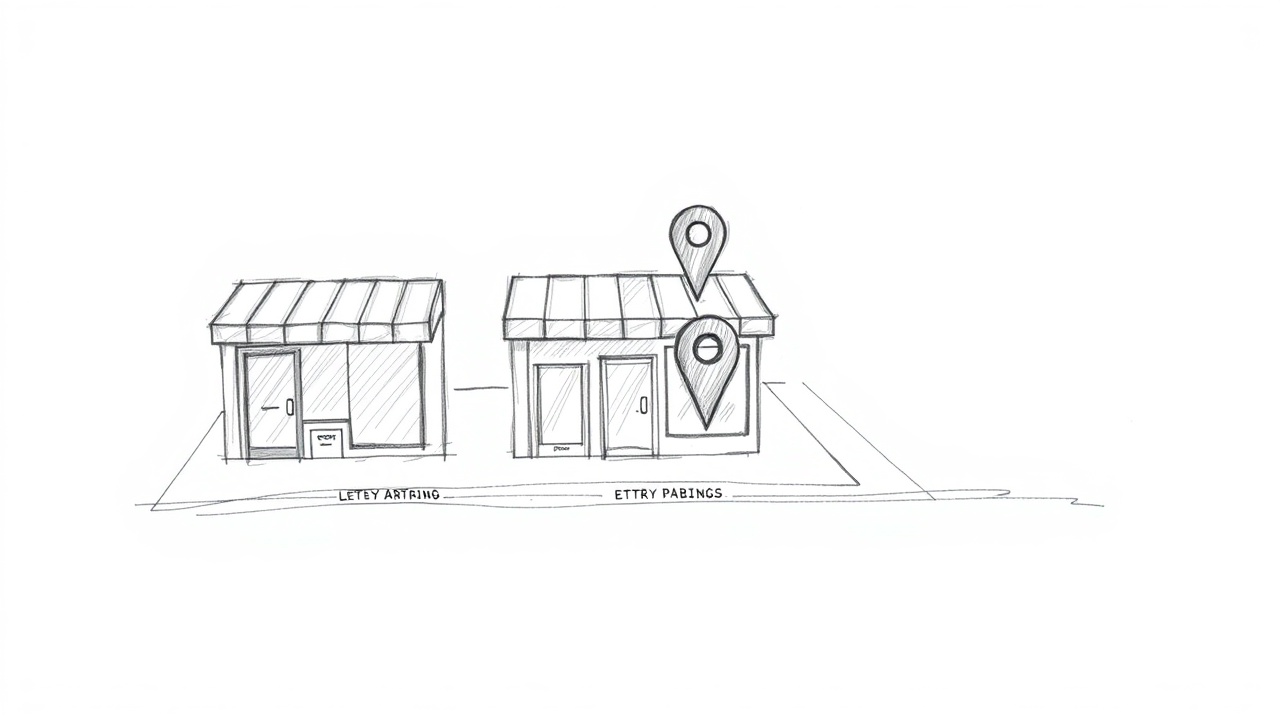 Локальный пакет с картой и магазинами
