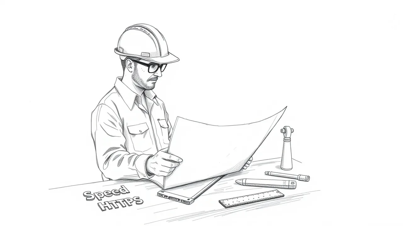 инженер проверяет техническое SEO фундамент сайта