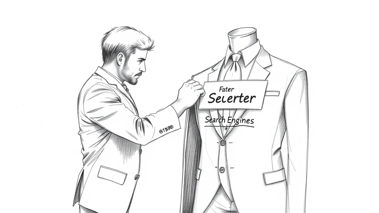 портной подгоняет сайт под поисковики