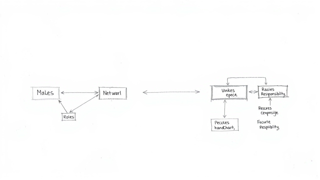 Схема зон ответственности в разработке