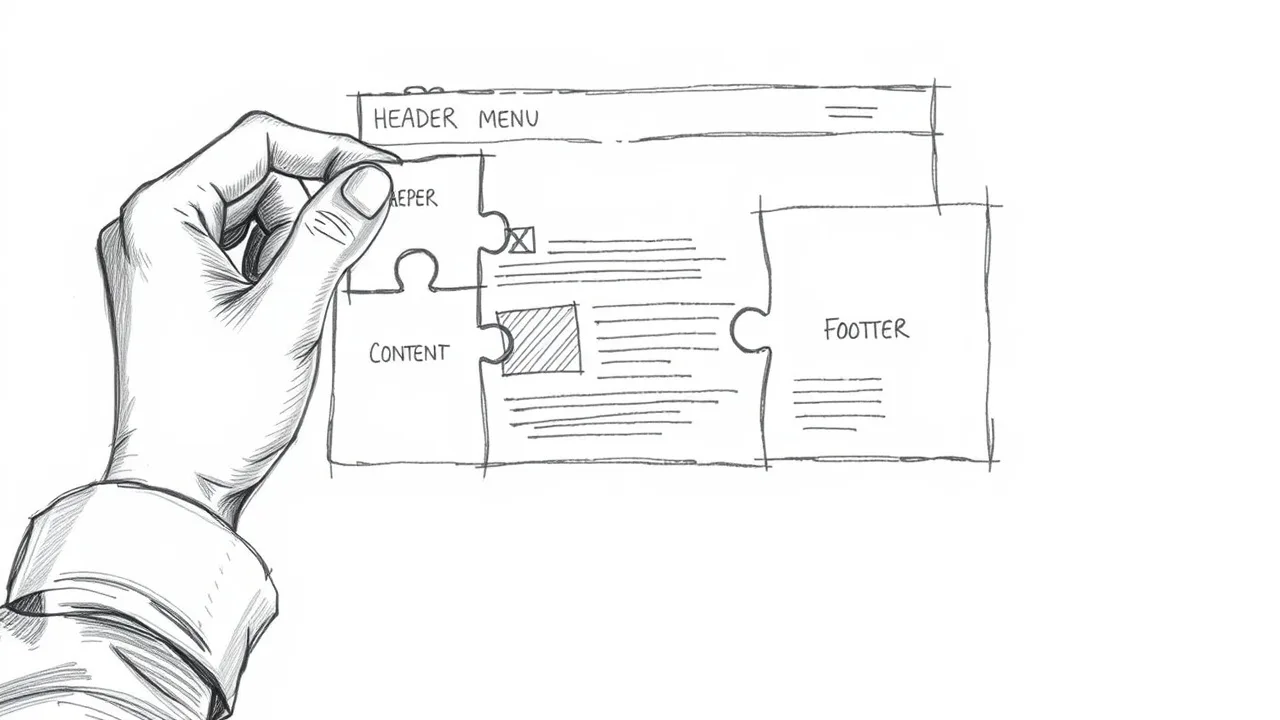 сборка структуры сайта как пазла