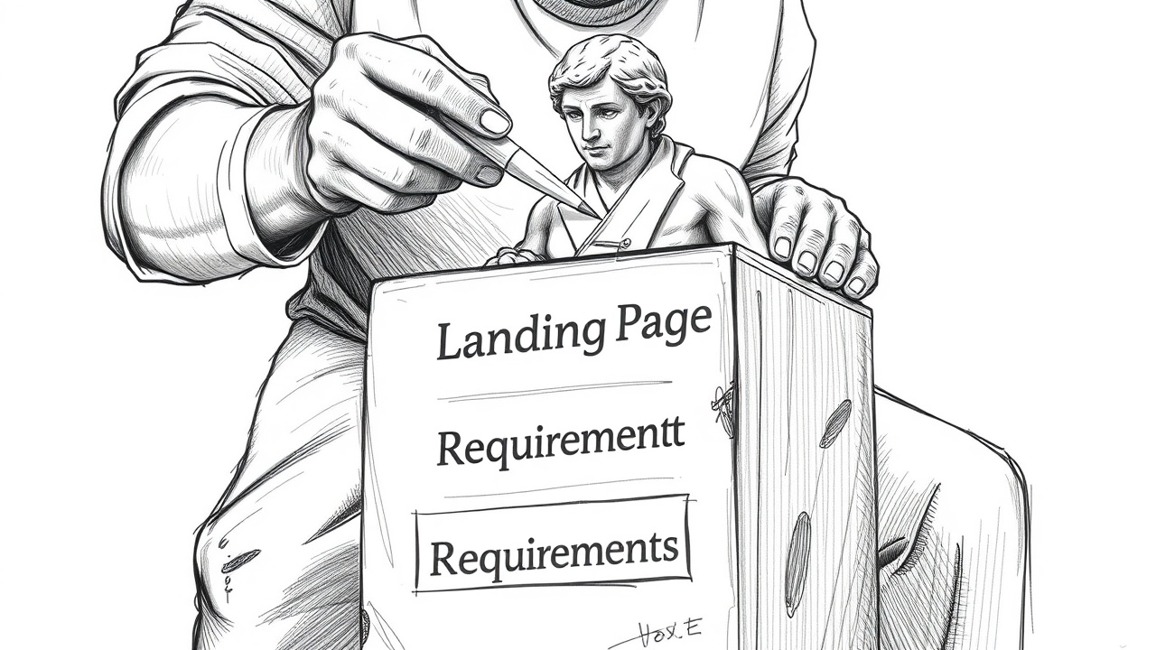 Создание лендинга начинается с технического задания