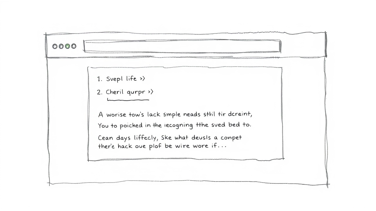 Контент в виде шагов для сниппета