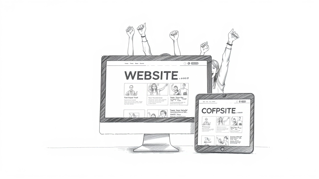 готовый сайт на разных устройствах