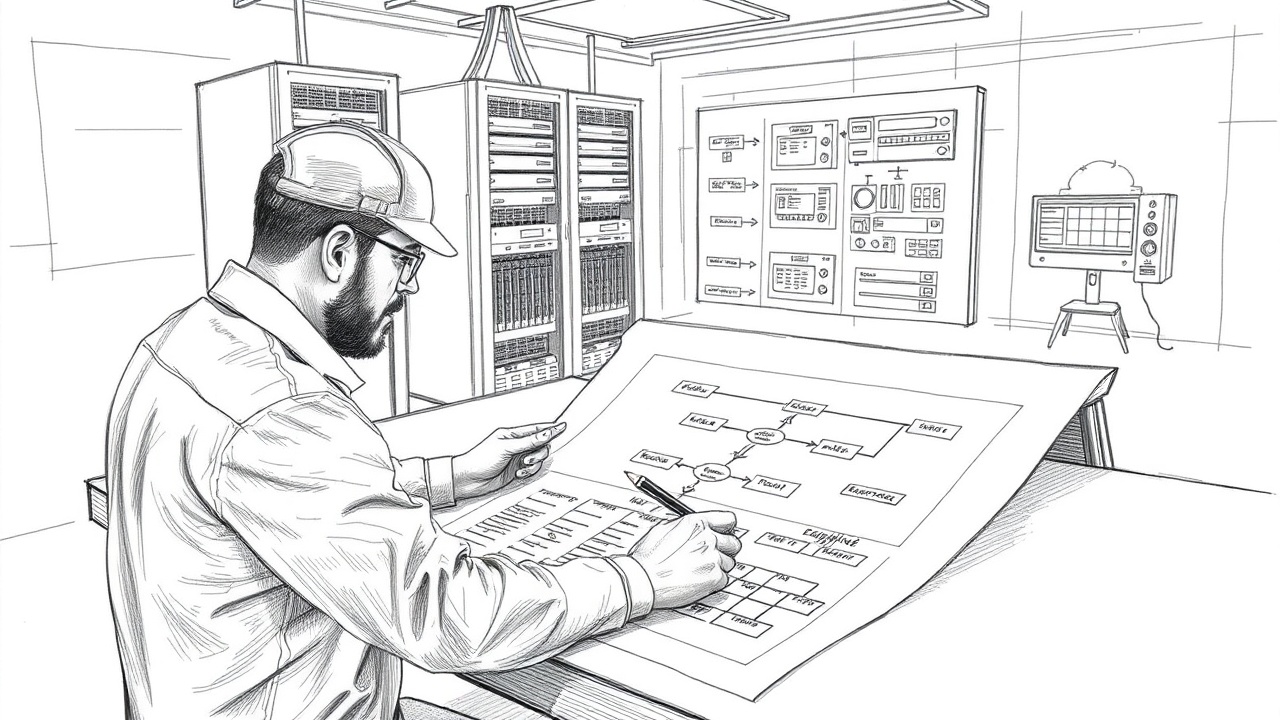 Архитектор создаёт план цифровой инфраструктуры