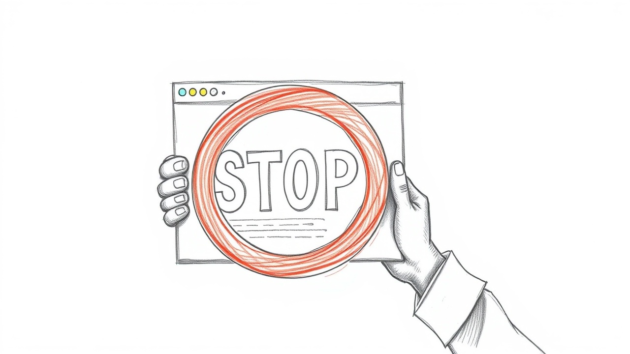 Блокировка сайта уполномоченными органами