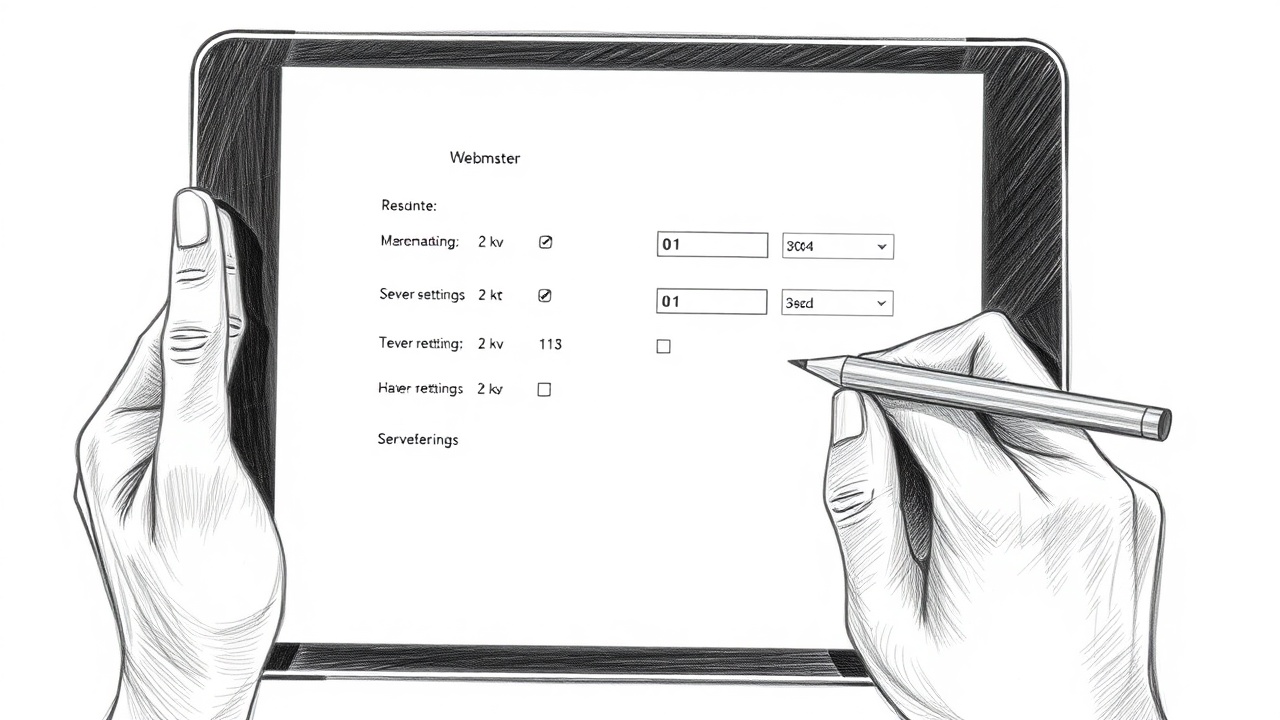 Веб-мастер настраивает сервер по нормам