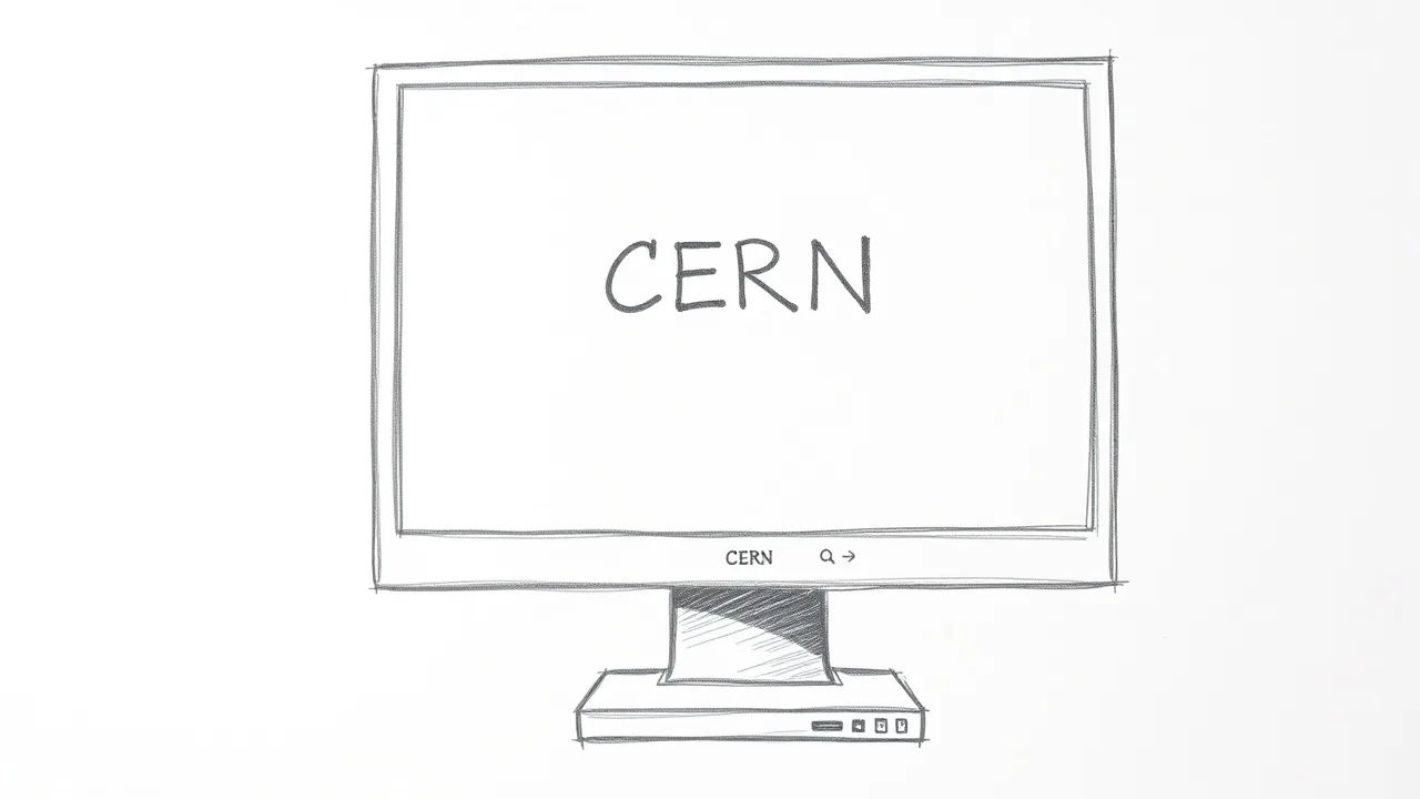 первый в мире веб-сайт CERN