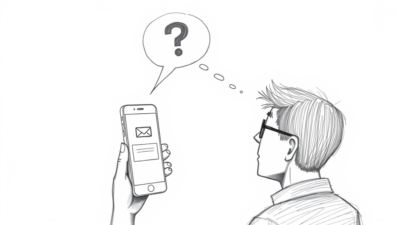 Пользователь в замешательстве из-за неотправленного голосового сообщения