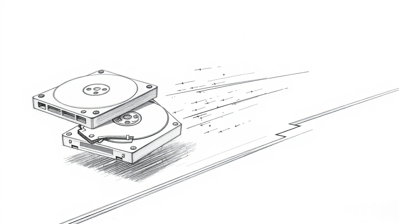 SSD диск быстрее HDD в гонке