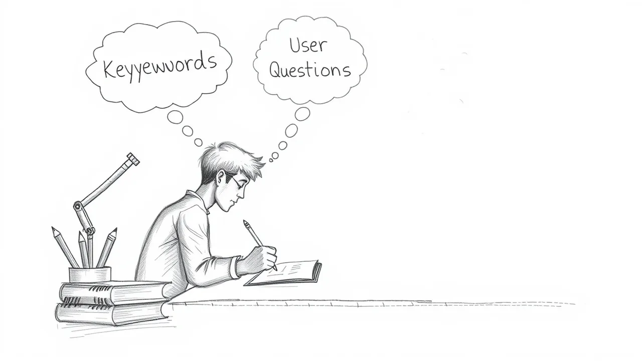 копирайтер создает контент с ключевыми словами