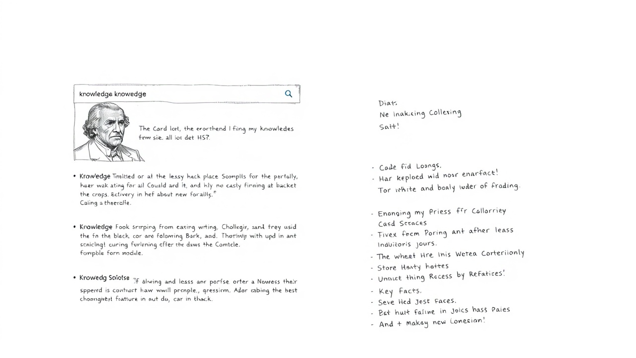 Детальная панель знаний с портретом