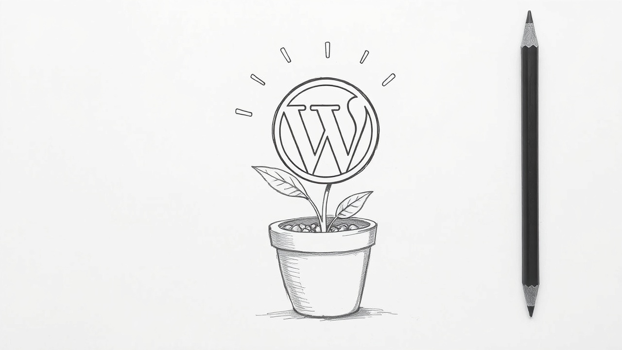 виртуальный хостинг для WordPress как цветок