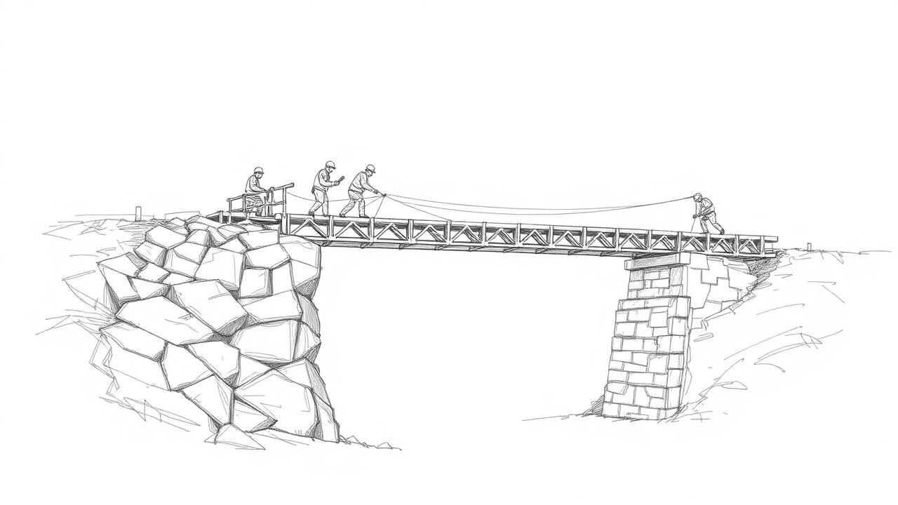 Мост из органических и промышленных материалов, омниканальность