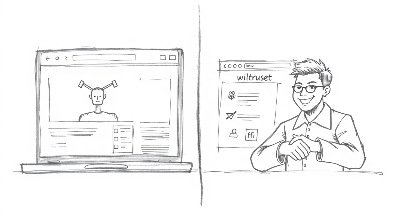 Сравнение адаптированного и неадаптированного сайта