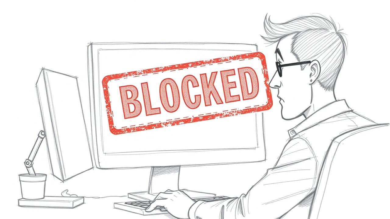 Блокировка сайта за нарушение законодательства