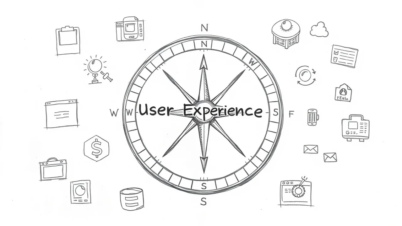 Компас пользовательского опыта для навигации по сайту