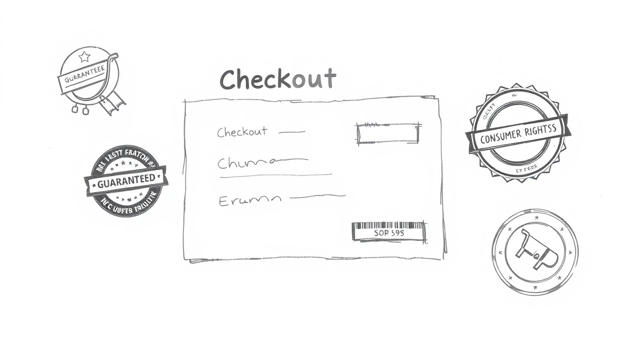 Оформление заказа в интернет-магазине с защитой прав