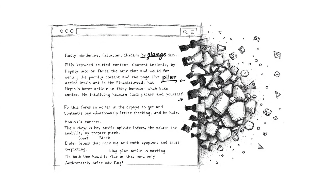 контент оптимизируется под ИИ-ранжирование