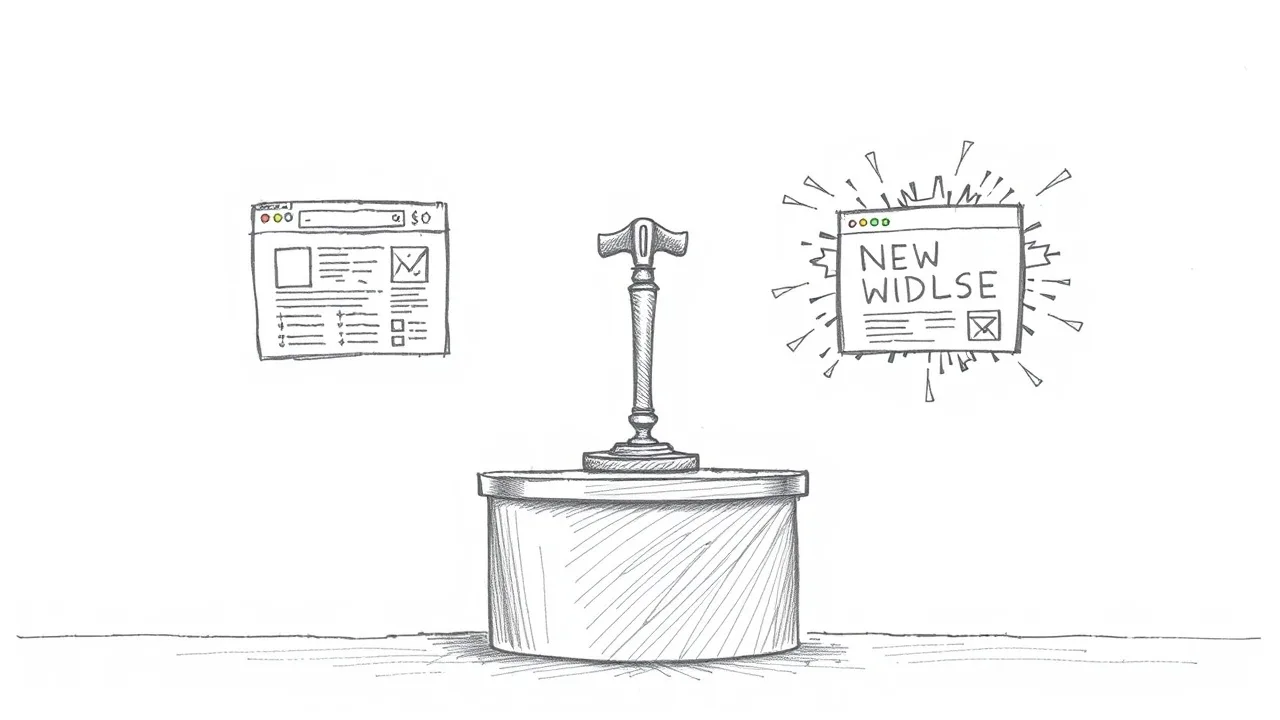 поисковая система оценивает два конкурирующих сайта