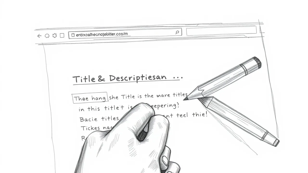 заполнение мета-тегов Title и Description