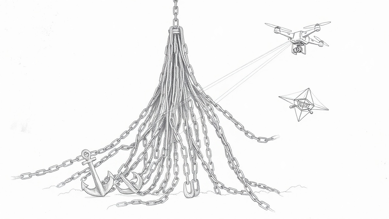 дроны разбирают старую паутину ссылочного графа