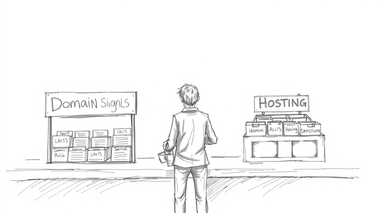 выбор между отдельными регистраторами домена и хостинга