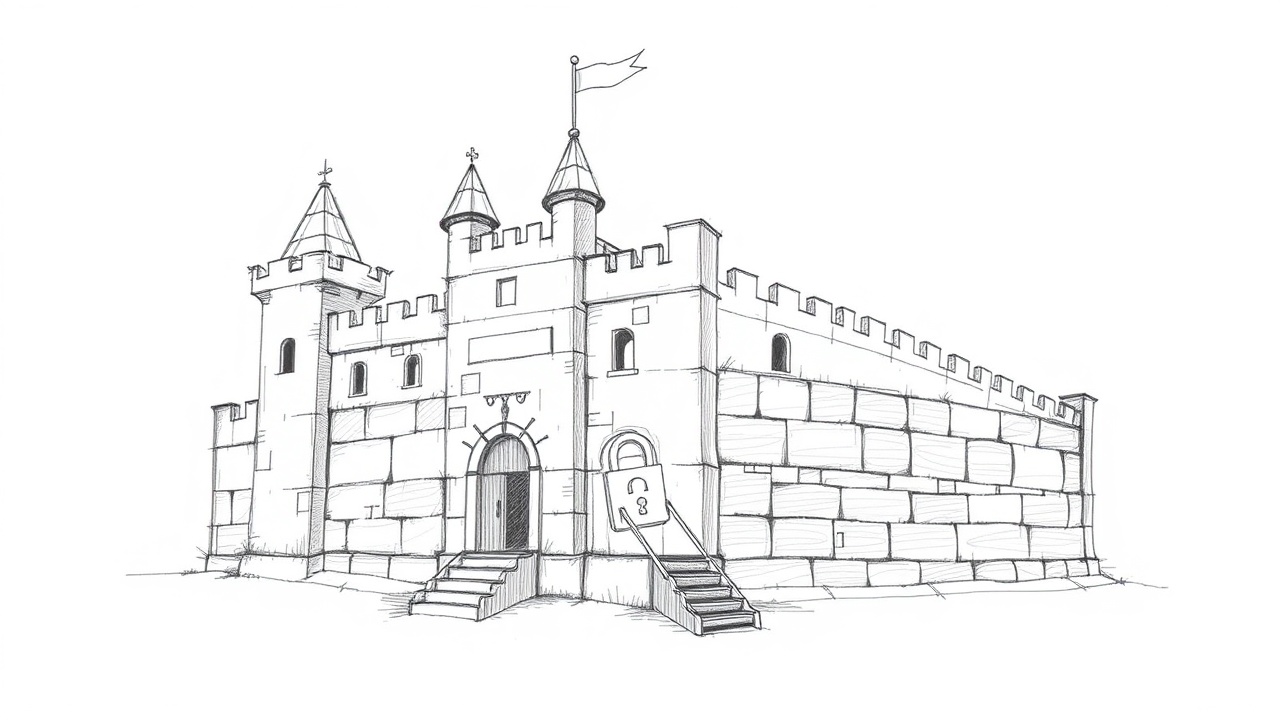 Стена безопасности из SSL и межсетевых экранов