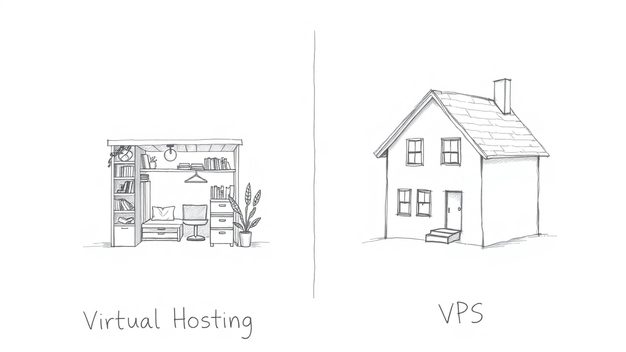 сравнение виртуального хостинга и VPS