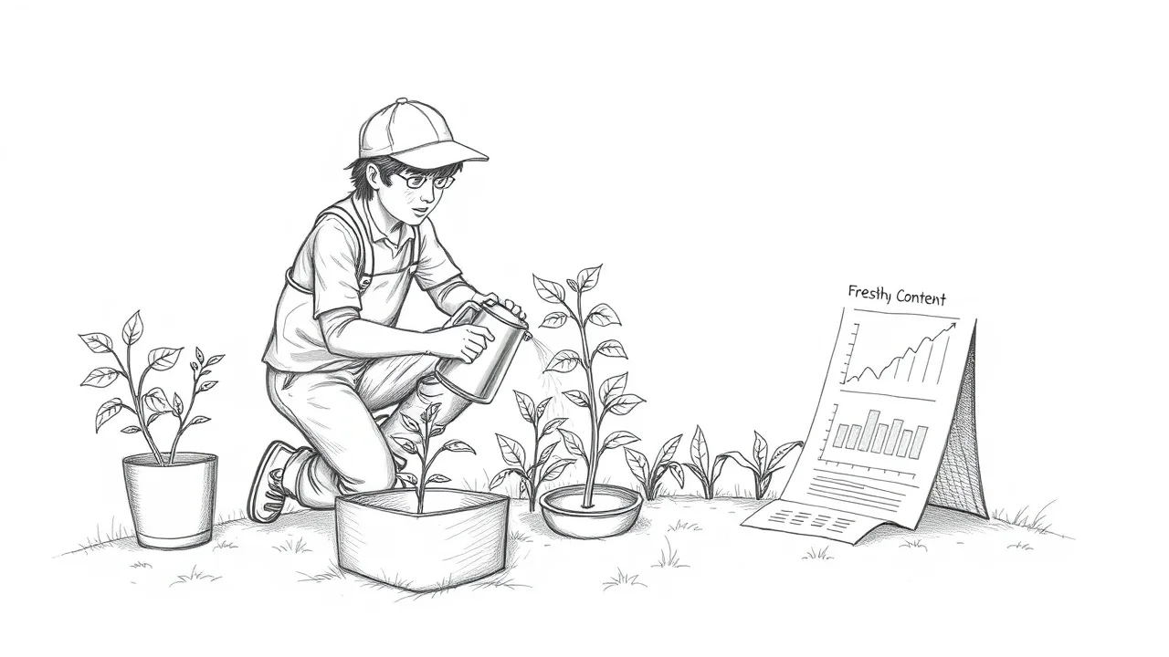 постоянный уход и обновление контента сайта