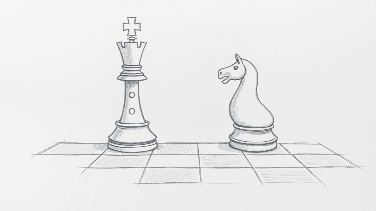 шахматная доска с разными темпами игры