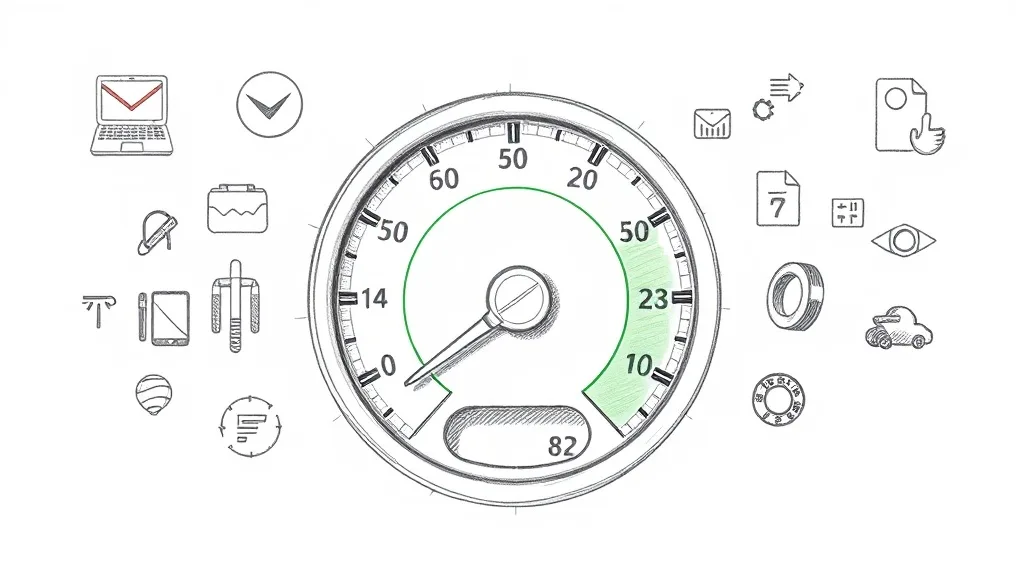 спидометр Core Web Vitals в зеленой зоне