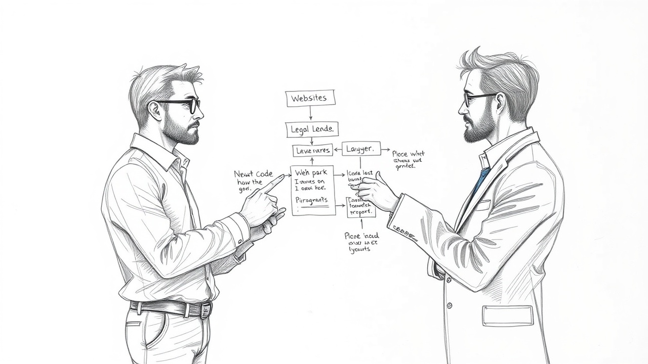 Юрист и разработчик согласовывают合规ность сайта