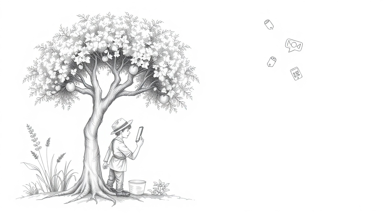 садовник ухаживает за деревом структурированных данных