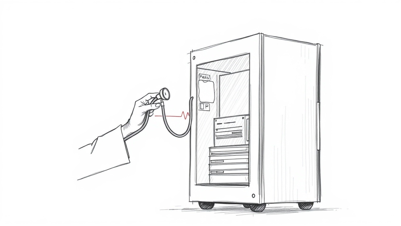 Доктор проверяет пульс сайта