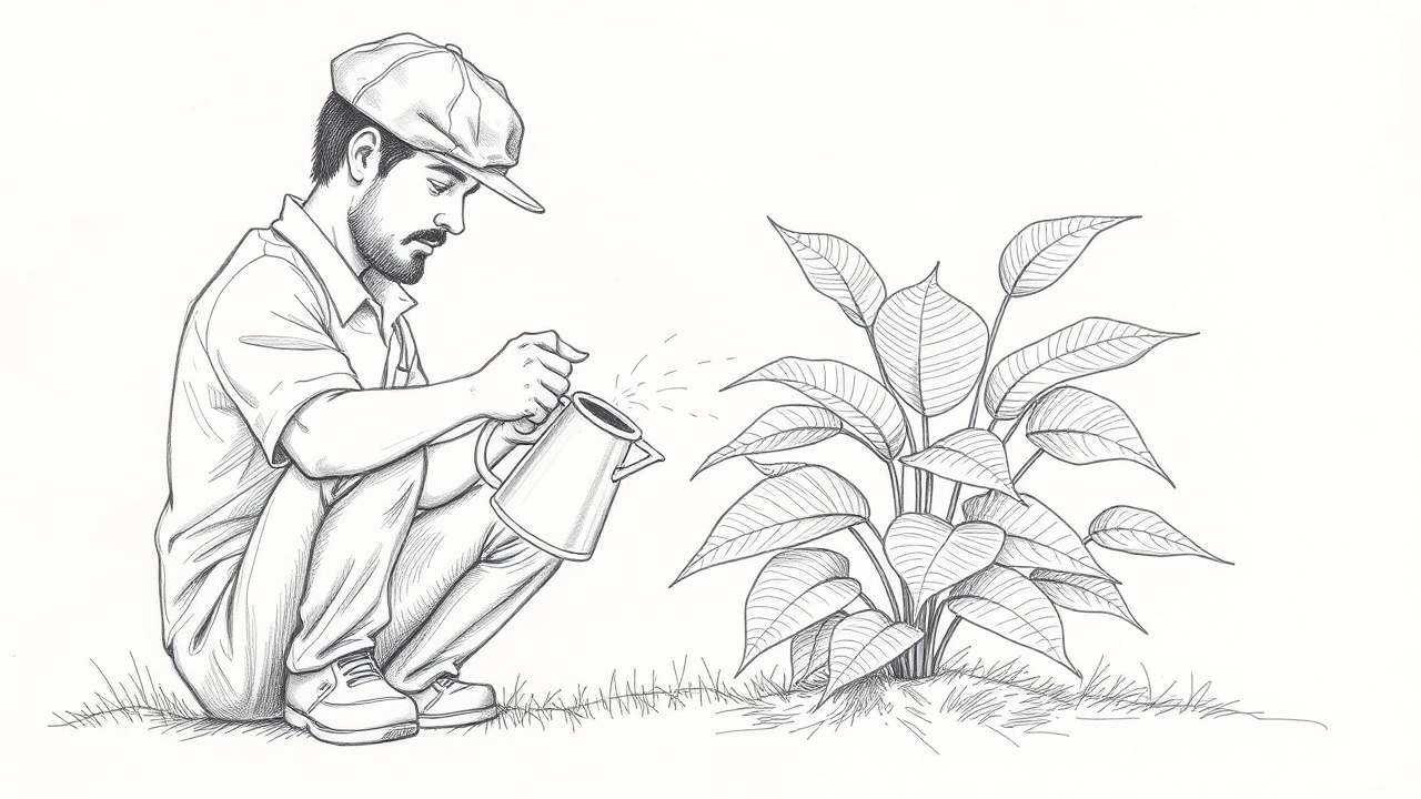 садовник ухаживает за сайтом как за растением