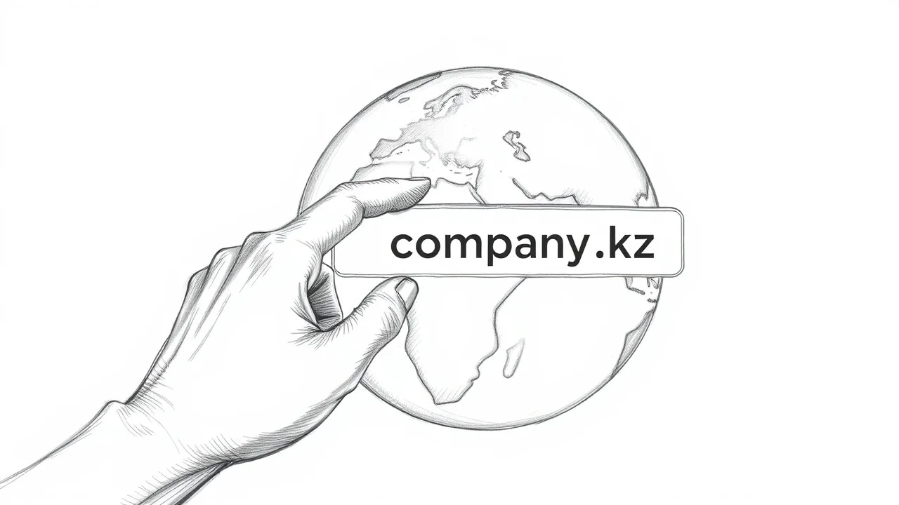 выбор доменного имени на глобусе