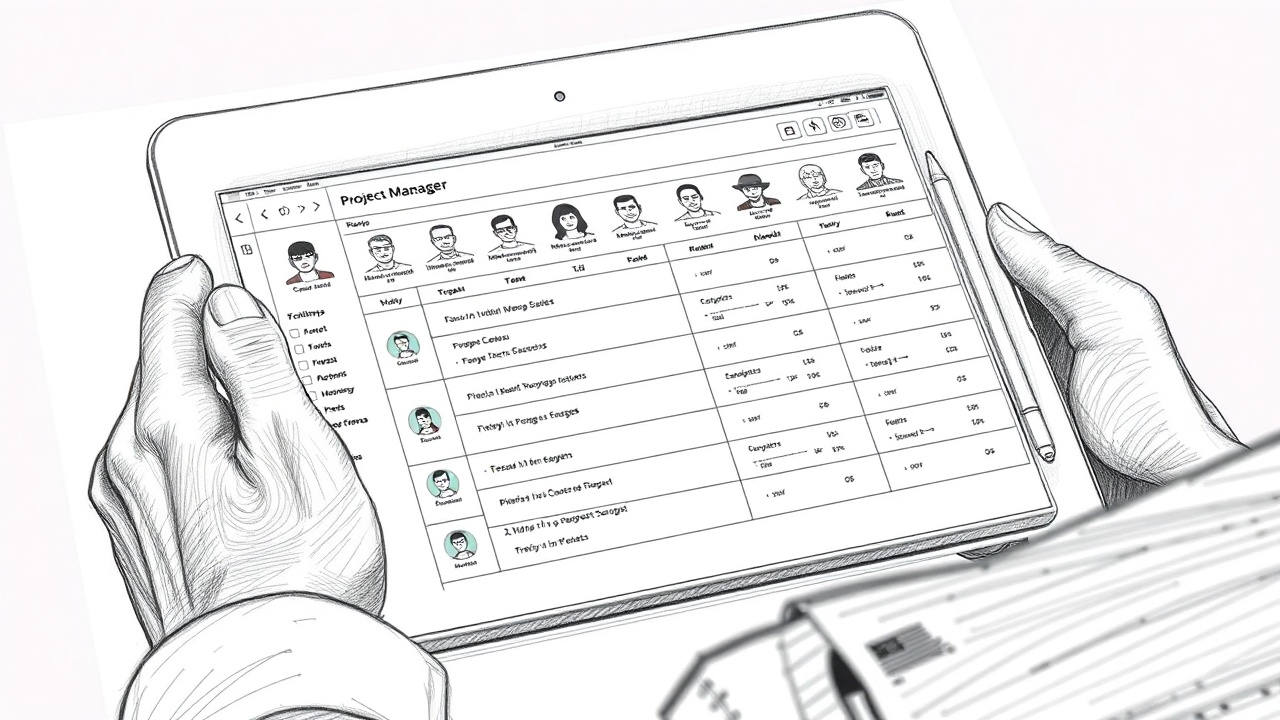 менеджер использует инструмент управления задачами