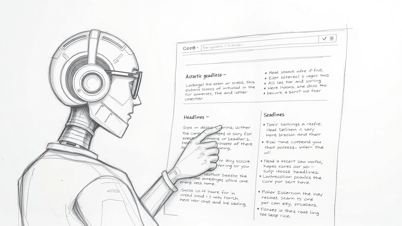 ИИ-помощник анализирует структуру веб-страницы