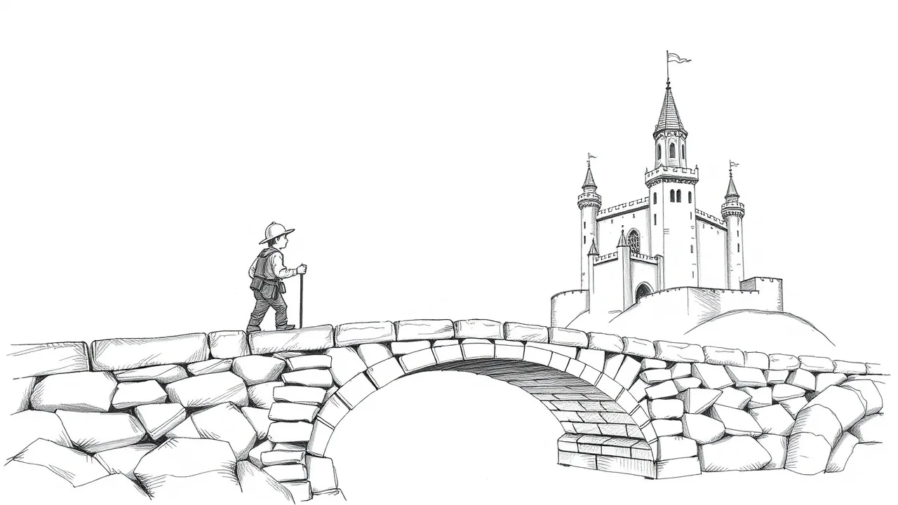 строительство мостов-ссылок к сайту-замку