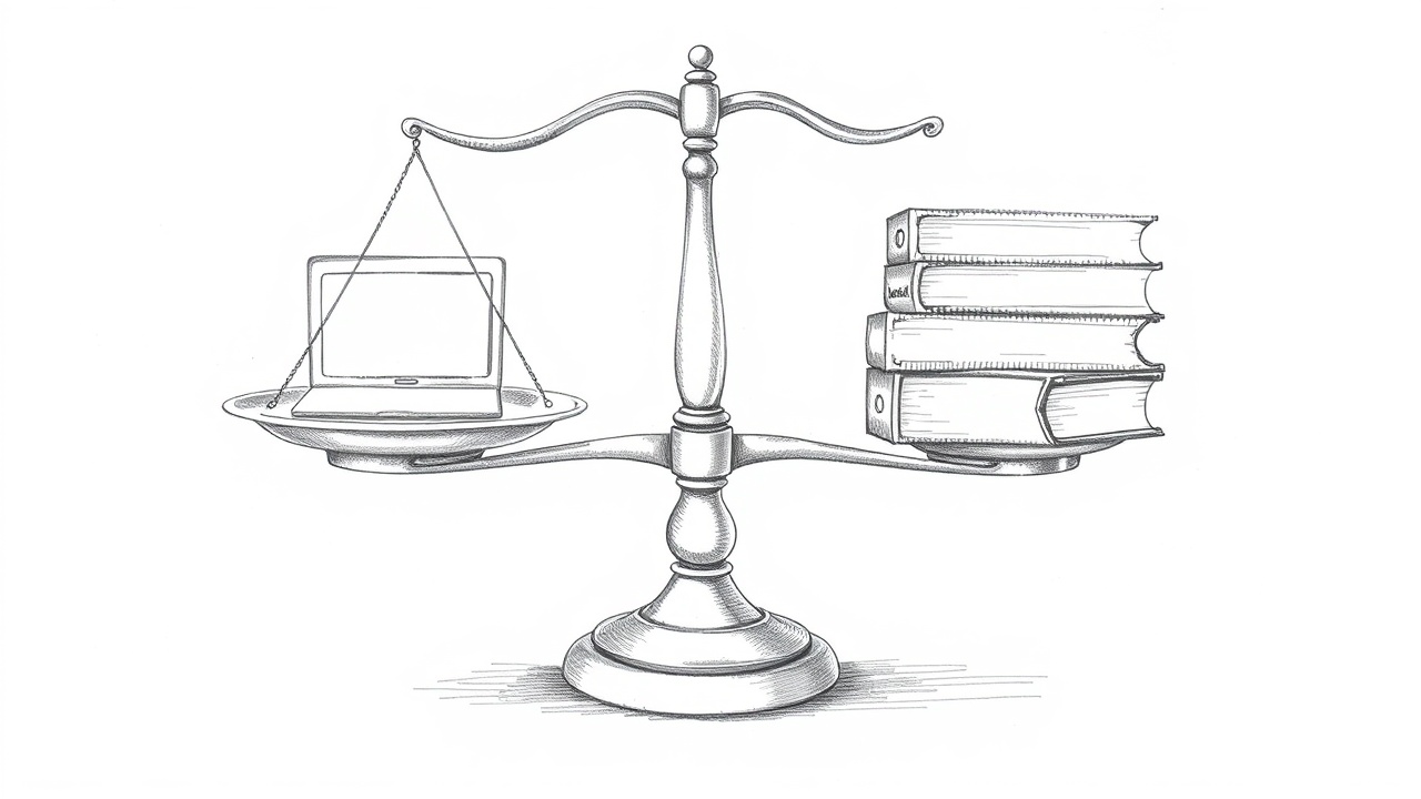 Весы правосудия уравновешивают сайт и законы