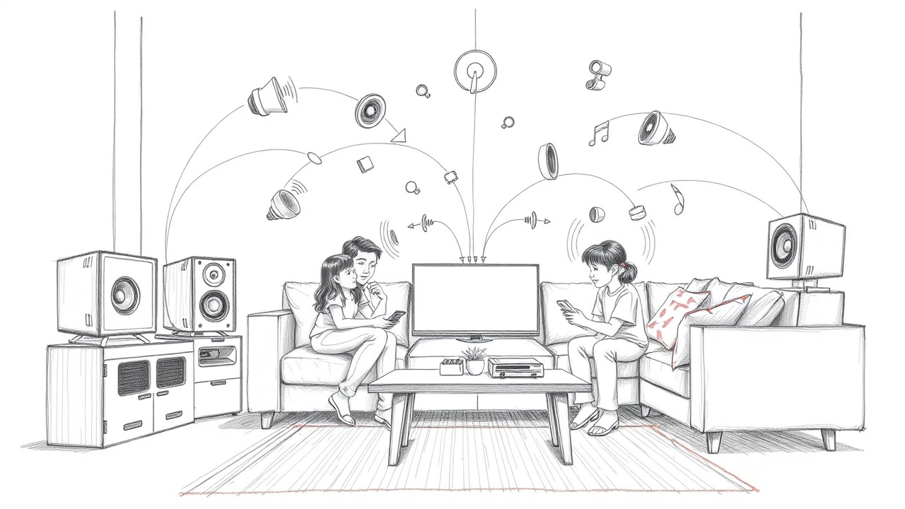 Семья использует голосовые помощники в быту