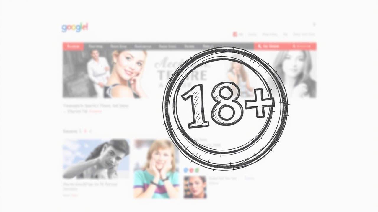 Возрастная маркировка 18+ на контенте сайта