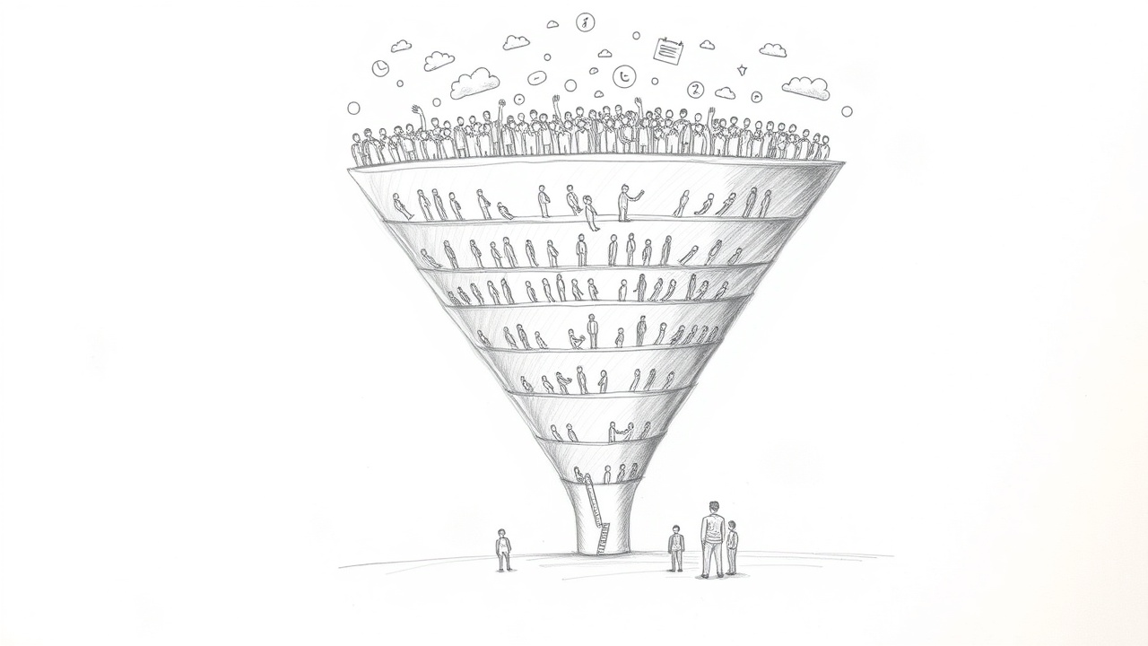 интегрированная воронка продаж с покрытием всех уровней